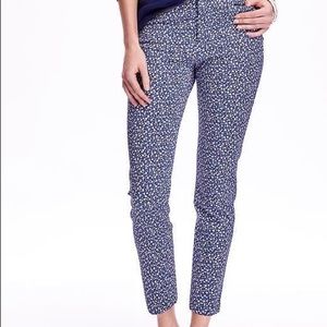 Old Navy mid rise pixie pants- blue - 18  plus tall - three description!